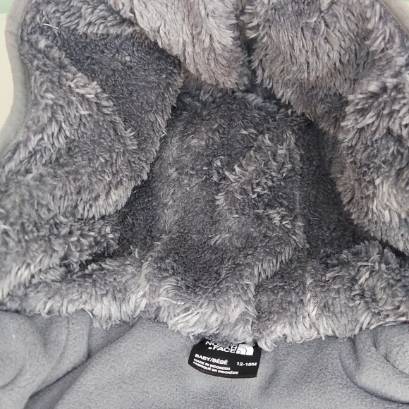 The North Face Baby Down Insulated HDY Gray Puffer Jacket Size 12-18months - Picture 12 of 16